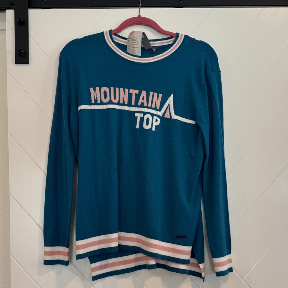 Sweaty Betty Teal Mountain Top Jumper